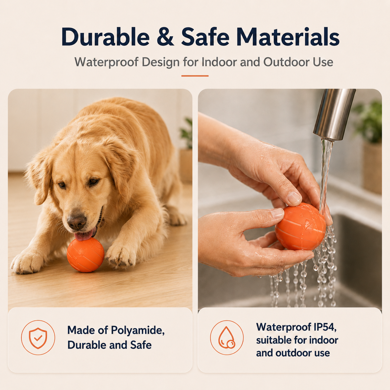 Viral DuraSpin™ Dog Ball