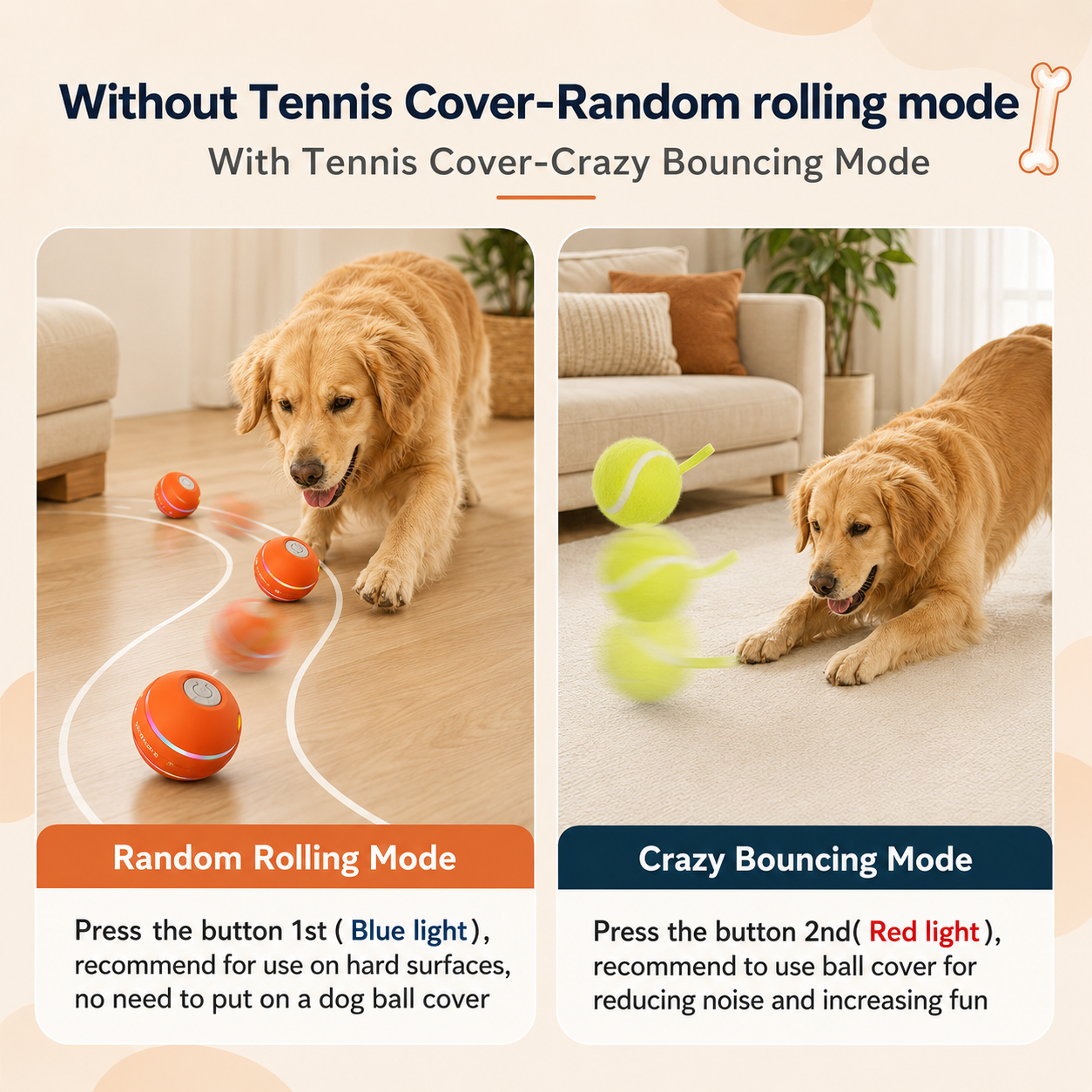 Viral DuraSpin™ Dog Ball