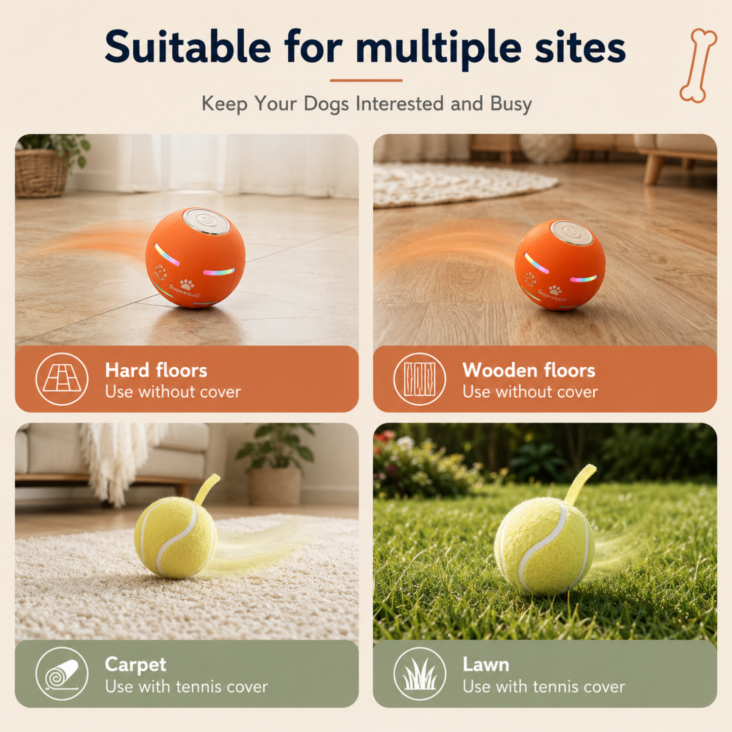 Viral DuraSpin™ Dog Ball